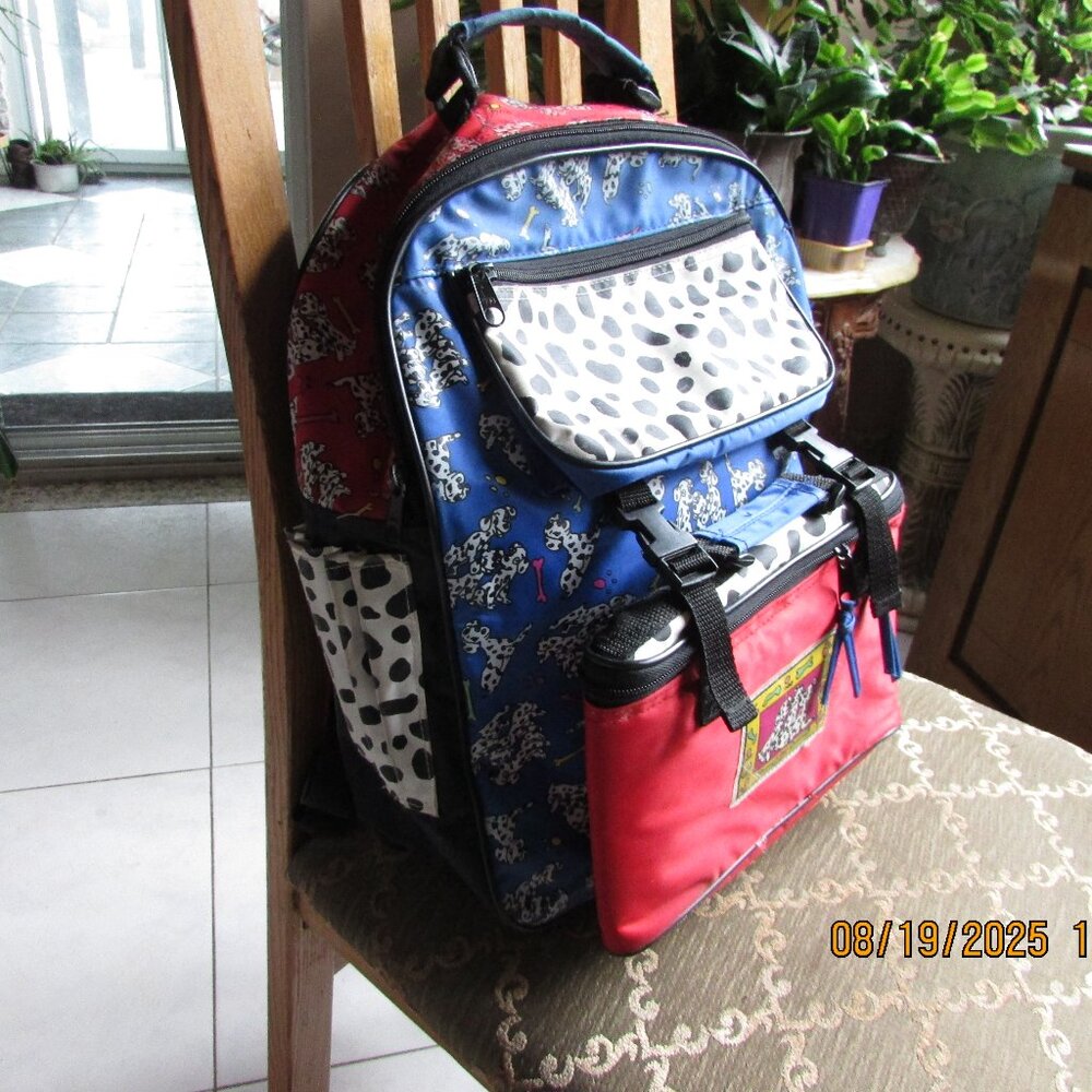 Vintage 101 Dalmaation Back pack